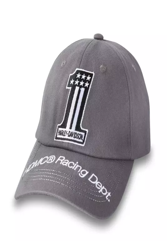 Harley-Davidson #1 Flat Brim Adjustable Cap