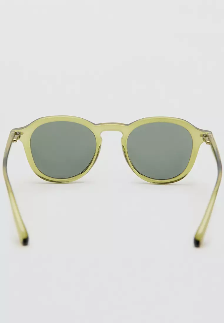 Semi-Transparent Frame Sunglasses