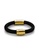 Her Jewellery black Luxx Bracelet (Yellow Gold) -  Made with premium grade crystals from Austria HE210AC12YSHSG_2