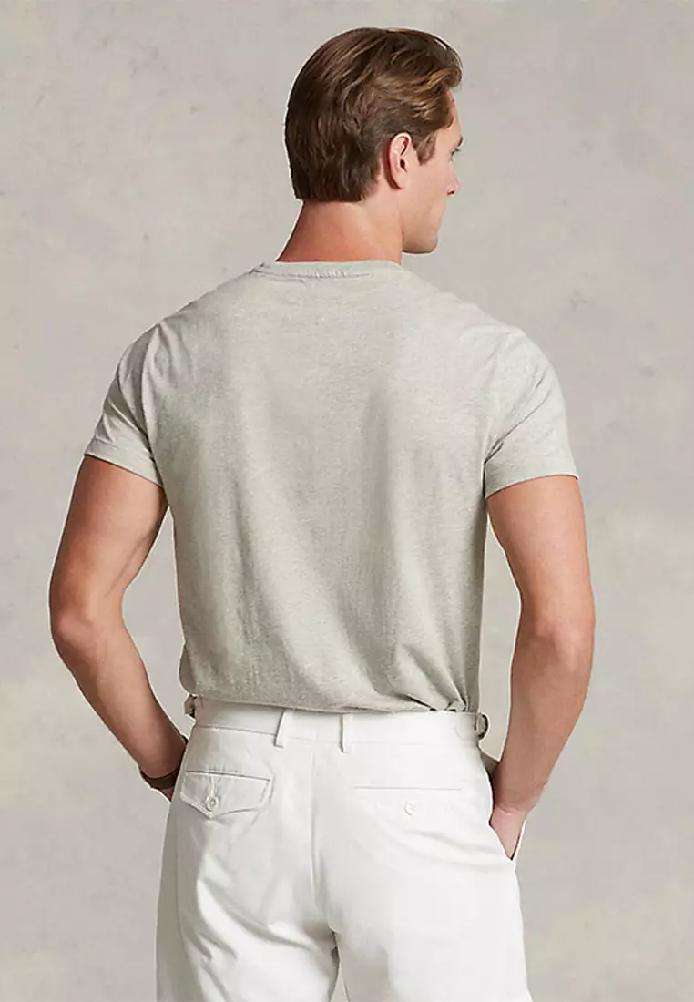 Custom Slim Fit Jersey Crewneck T-Shirt