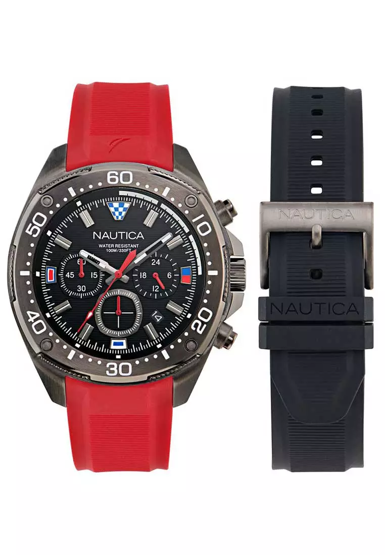 Nautica Gents BoxSet Watch NCT BlueSail- NAPBSF409