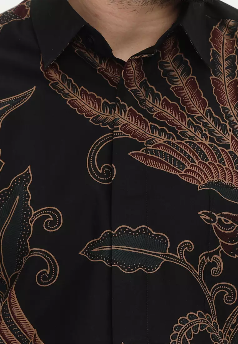 My Aksa batik Pria Kemeja Pendek Theodore Thea