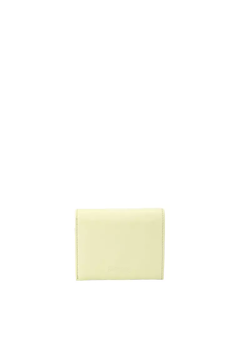 Snap Button Wallet - Yellow