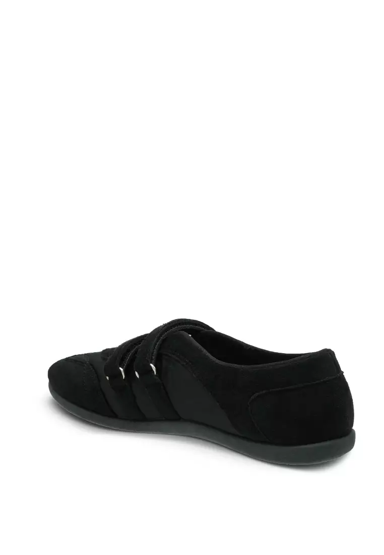 Women Slip On Faux Suede Round Toe Comfort Loafers - 260161460