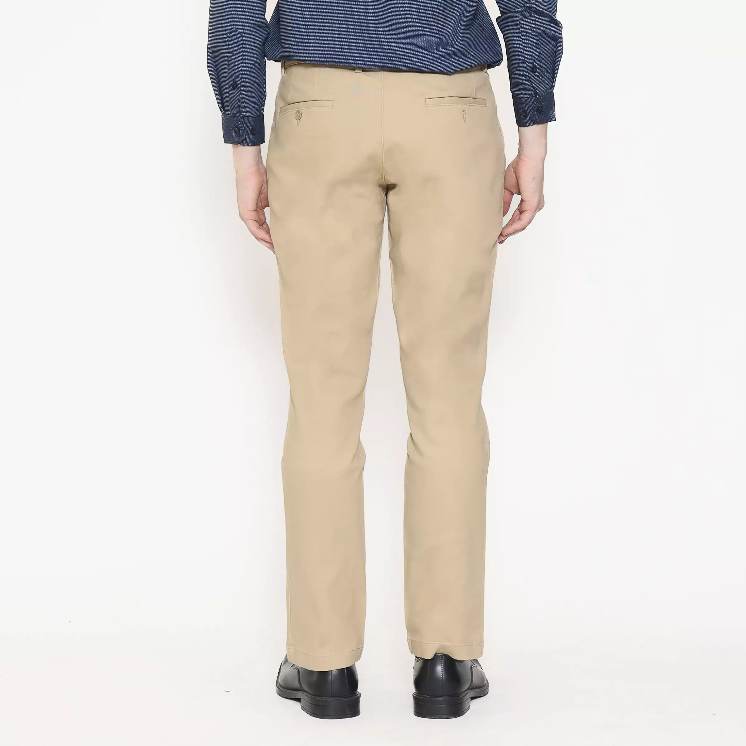 Schoeller Celana Chinos Pria Slim Fit – Warna Light Brown – S.1-CCSF-G201-CTS-SF