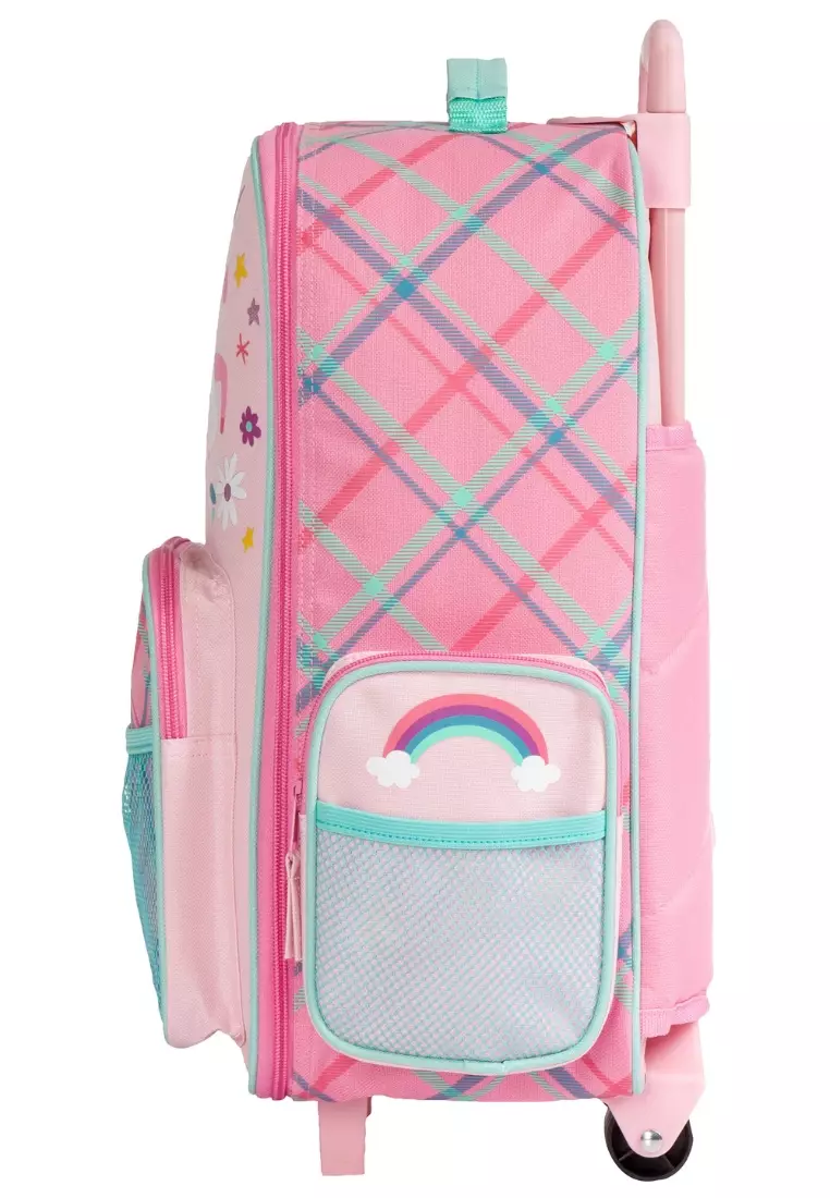 Trolley Bag with Lunch Bag for Kids Pink Unicorn Lunch Pal