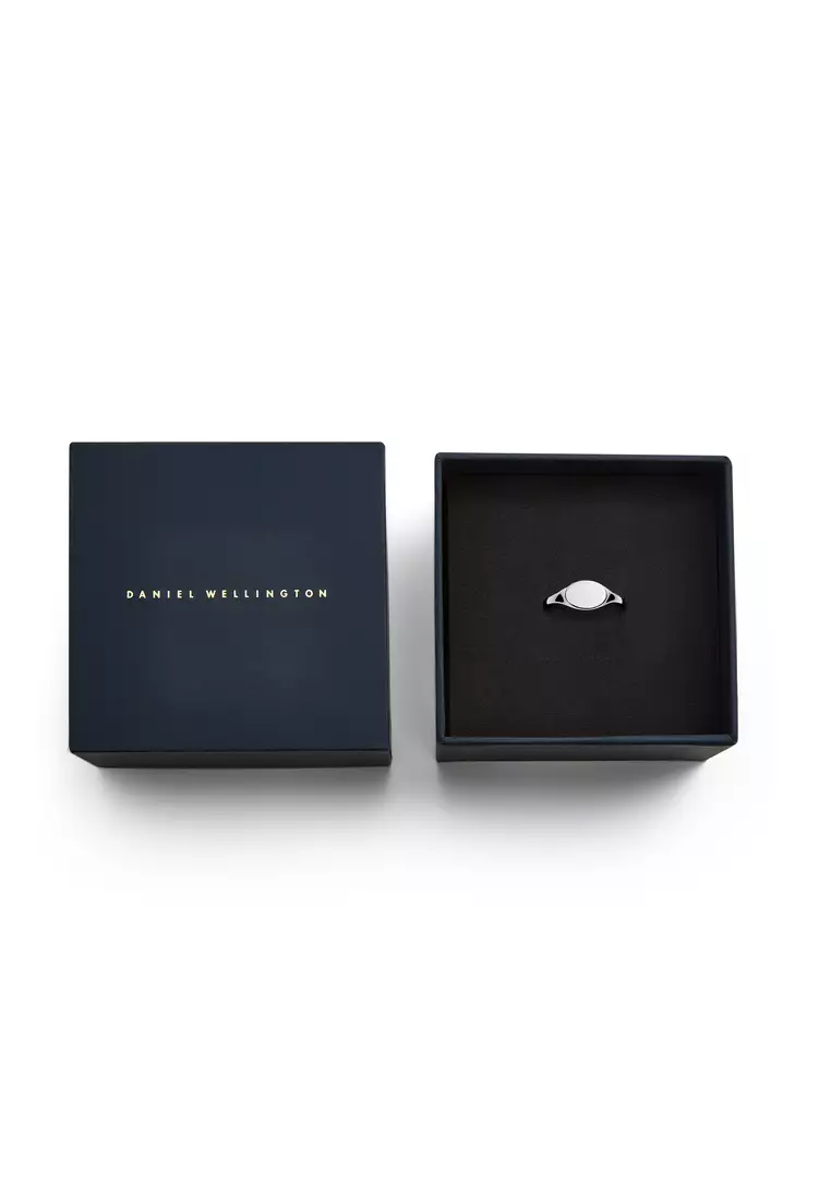 Classic Mini Signet Ring Silver  - Unisex Ring for women and men stainless steel Ring DW Official Authentic Original