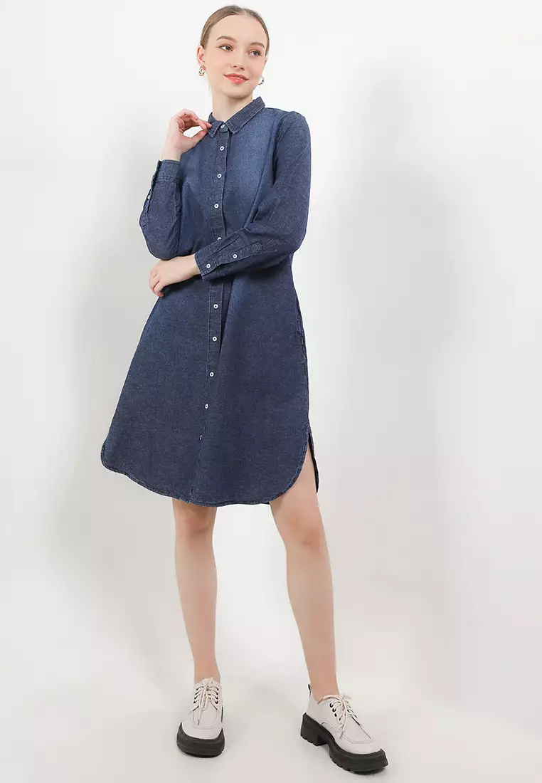 Ginevra Denim Shirt Dress