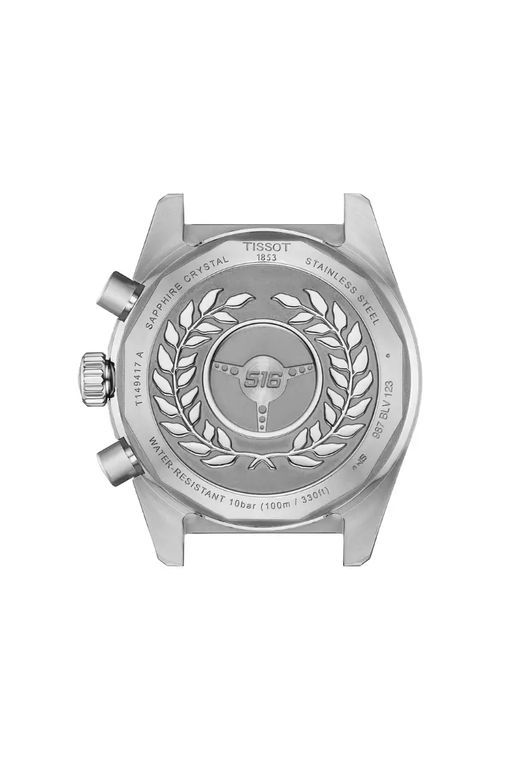 Buy Tissot Tissot PR516 Chronograph Black Dial Two-Tone Stainless