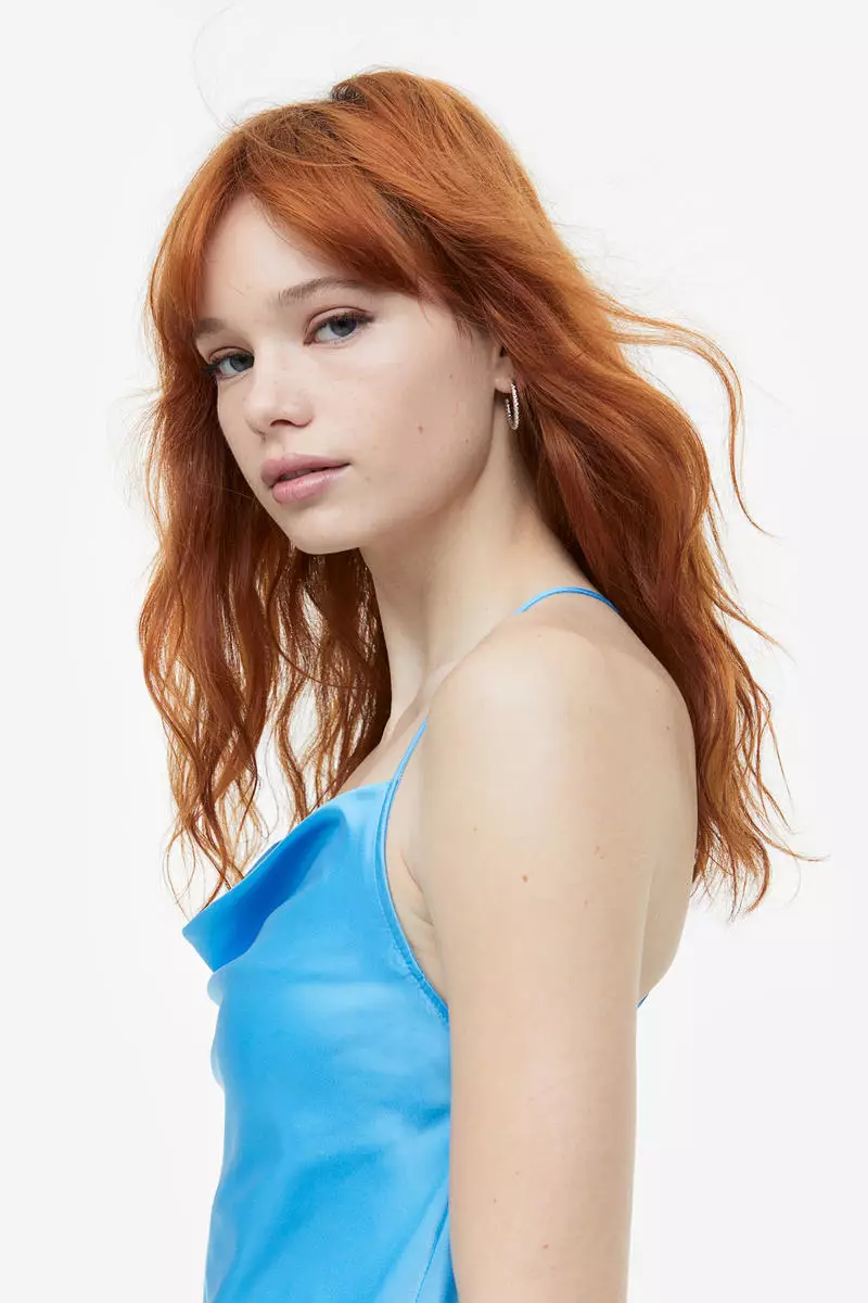 Satin slip dress