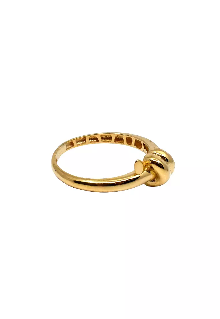 18K Yellow Gold Lady Ring