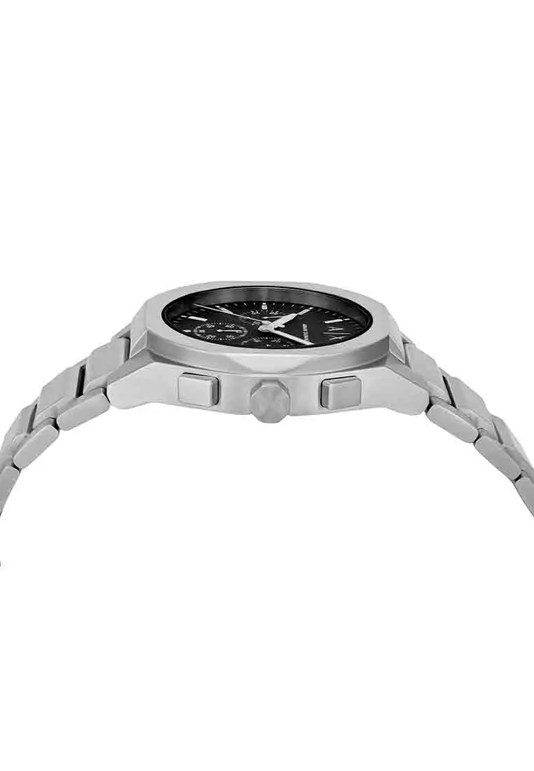 Rafael Silver Stainless Steel Watch Ax4186