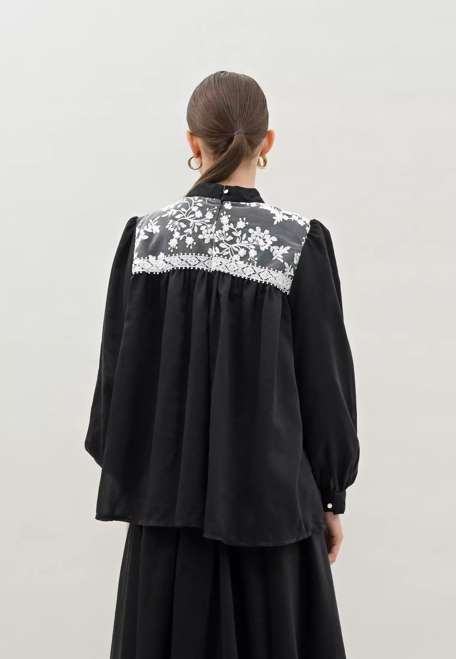 Cielo Blouse - Charcoal