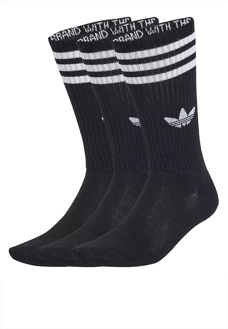 3-Stripes High Crew Socks 3 Pairs