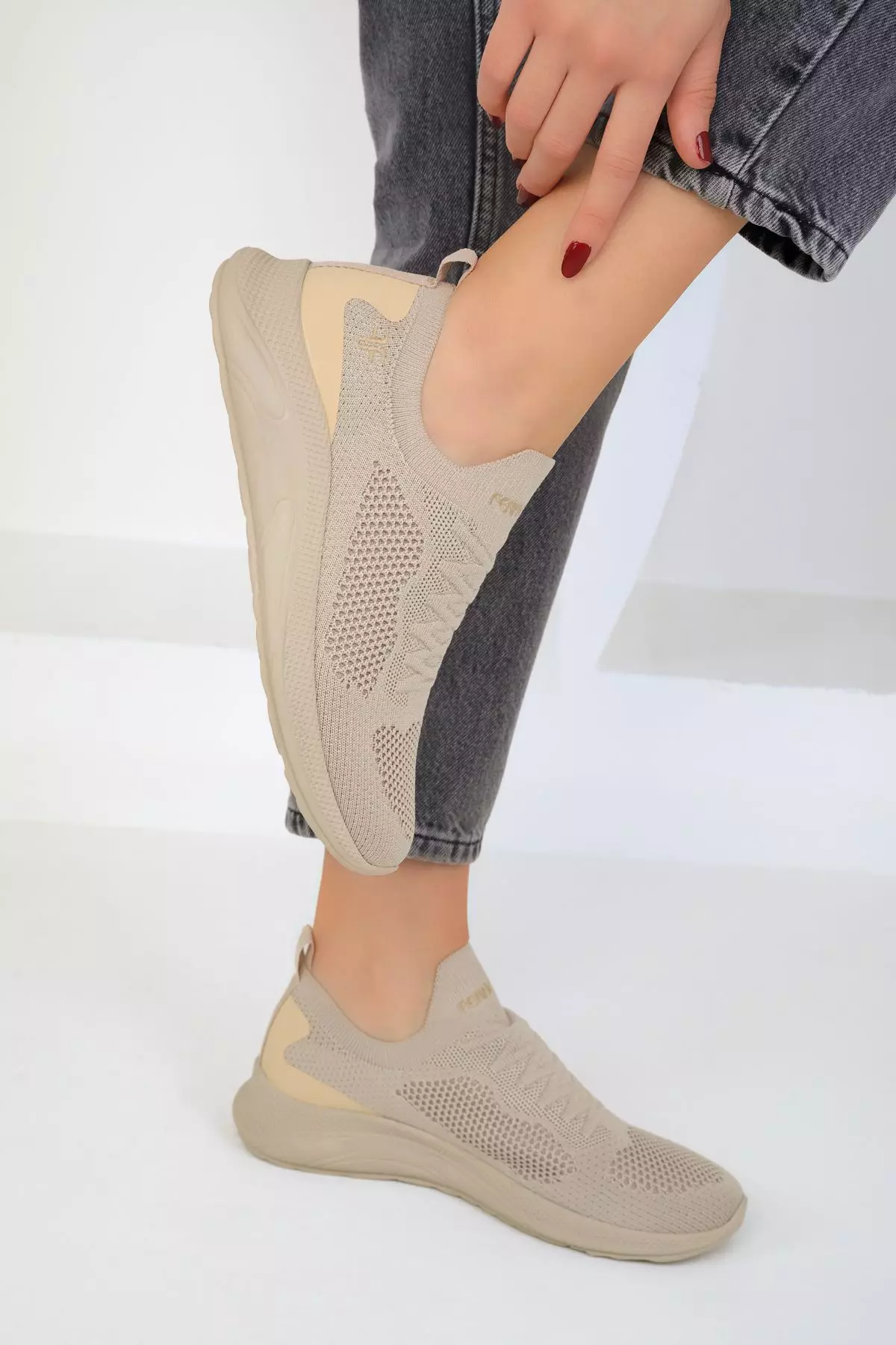 Discount on Soho  shoes - SKU: Round Toe Knit Shoes