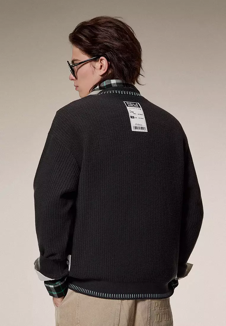 男裝 PALLADIUM LOGO 明線冷衫 針織衣