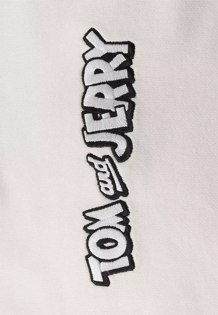 Women's Tom and Jerry French Terry Boyfriend Fit Printed Hoodie