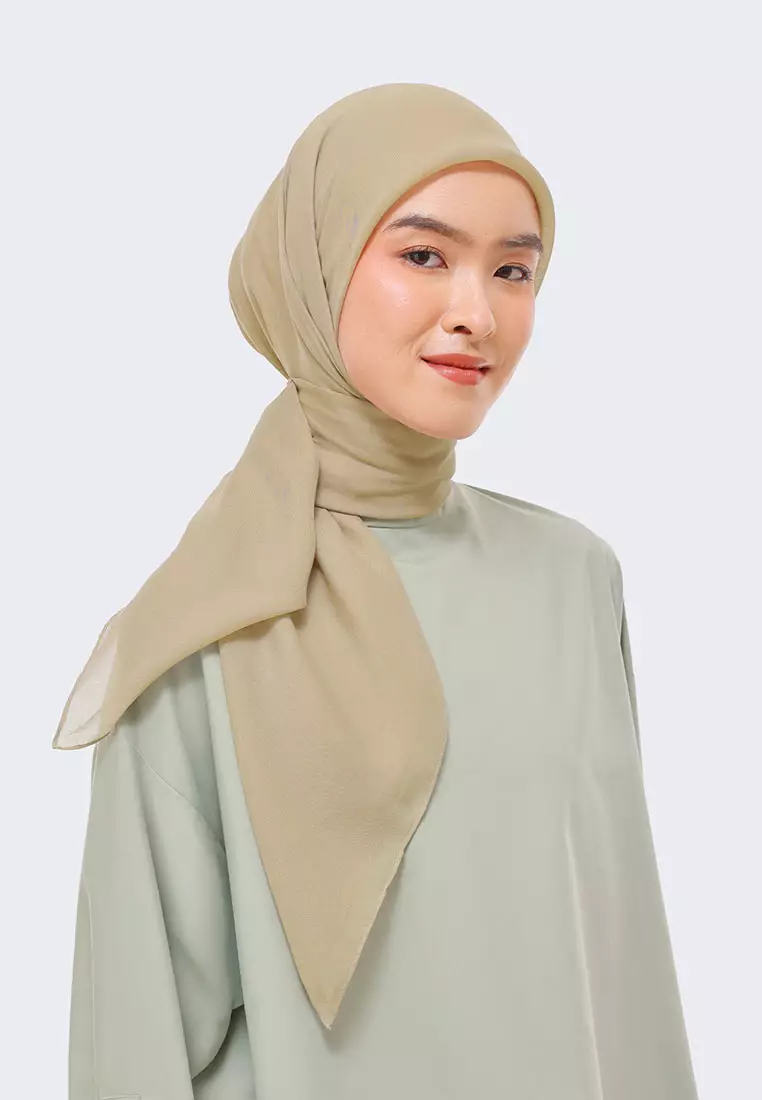 RiaMiranda Khaki Rarina Scarf