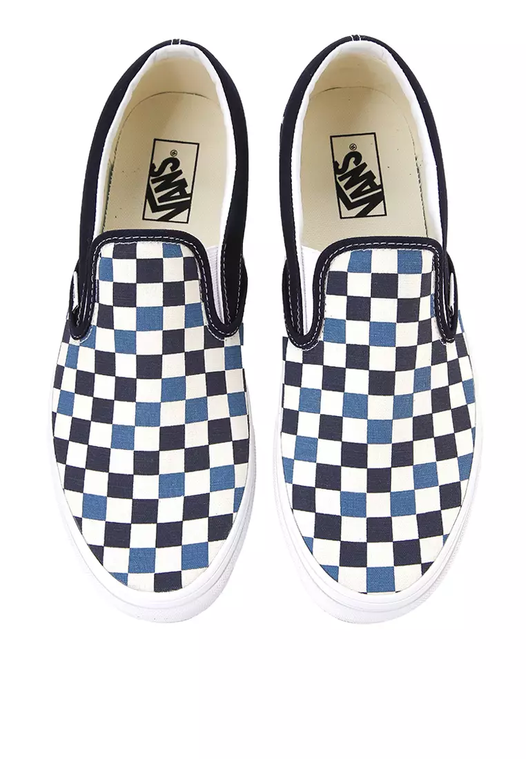 Two Tone Blue Slip On Vans Classic Slip-On