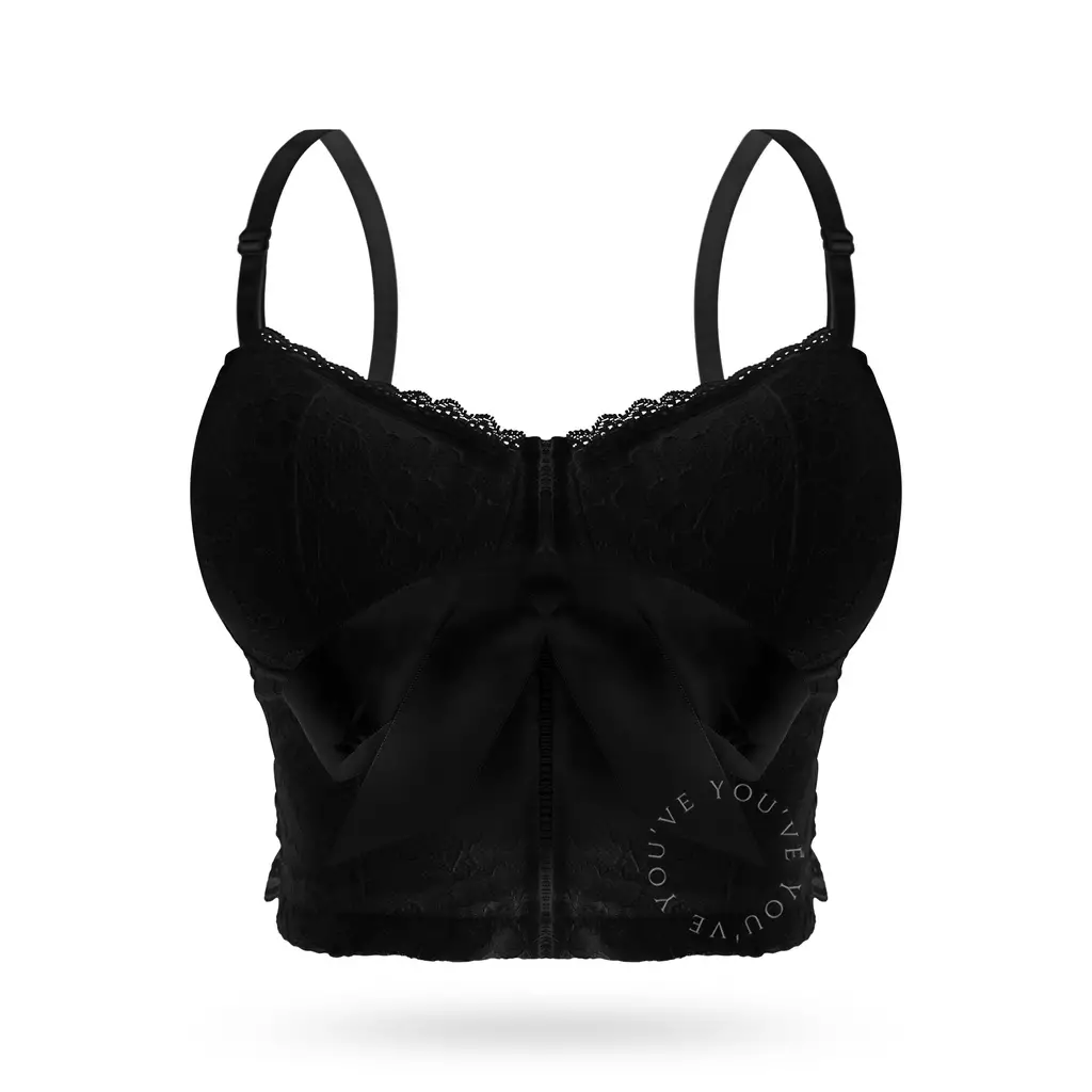 You’ve ( YouHave ) Tanktop Tank top Bustier Wanita Crop Top Tengtop Tangtop Brokat Bralette Busa Tipis Wanita 100141