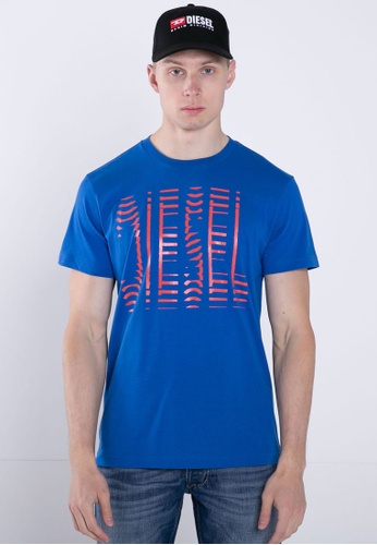 Diesel blue T-DIEGO-WM MAGLIETTA T-Shirt 27C4AAADF5CD4EGS_1