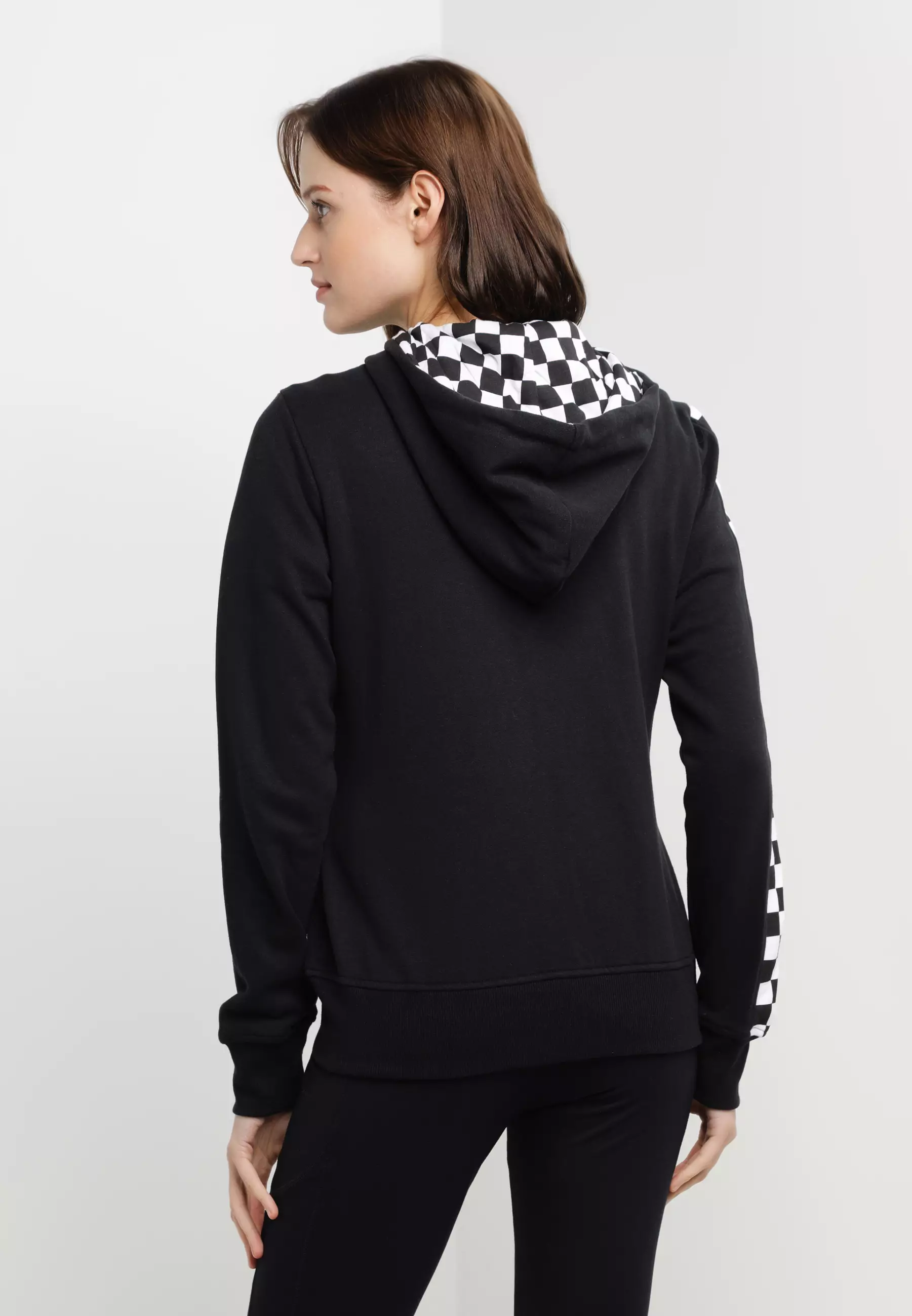 Checkerboard clearance hoodie women's