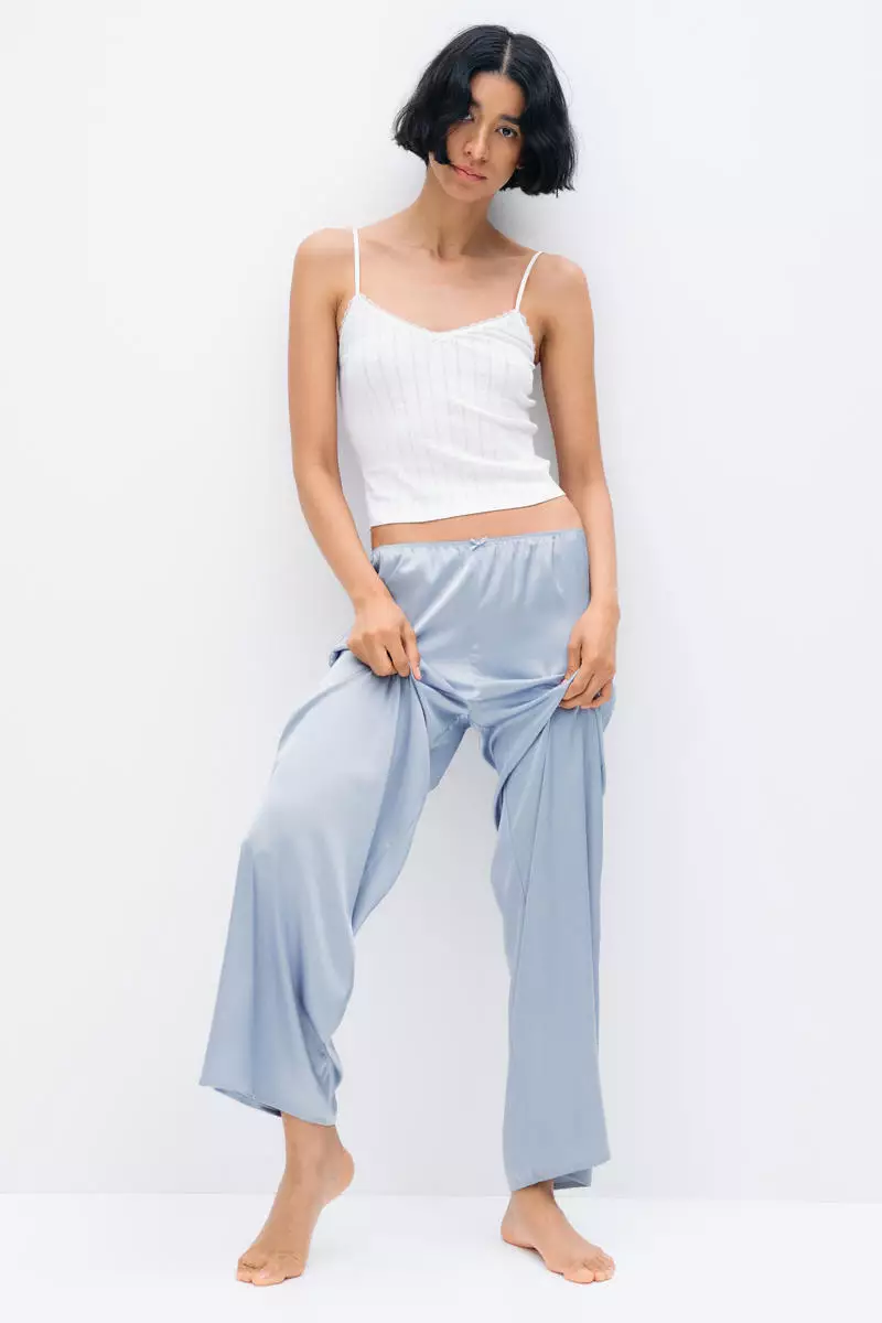H&m Womens Satin Pyjama Bottoms Buy H&M Satin Pyjama Bottoms