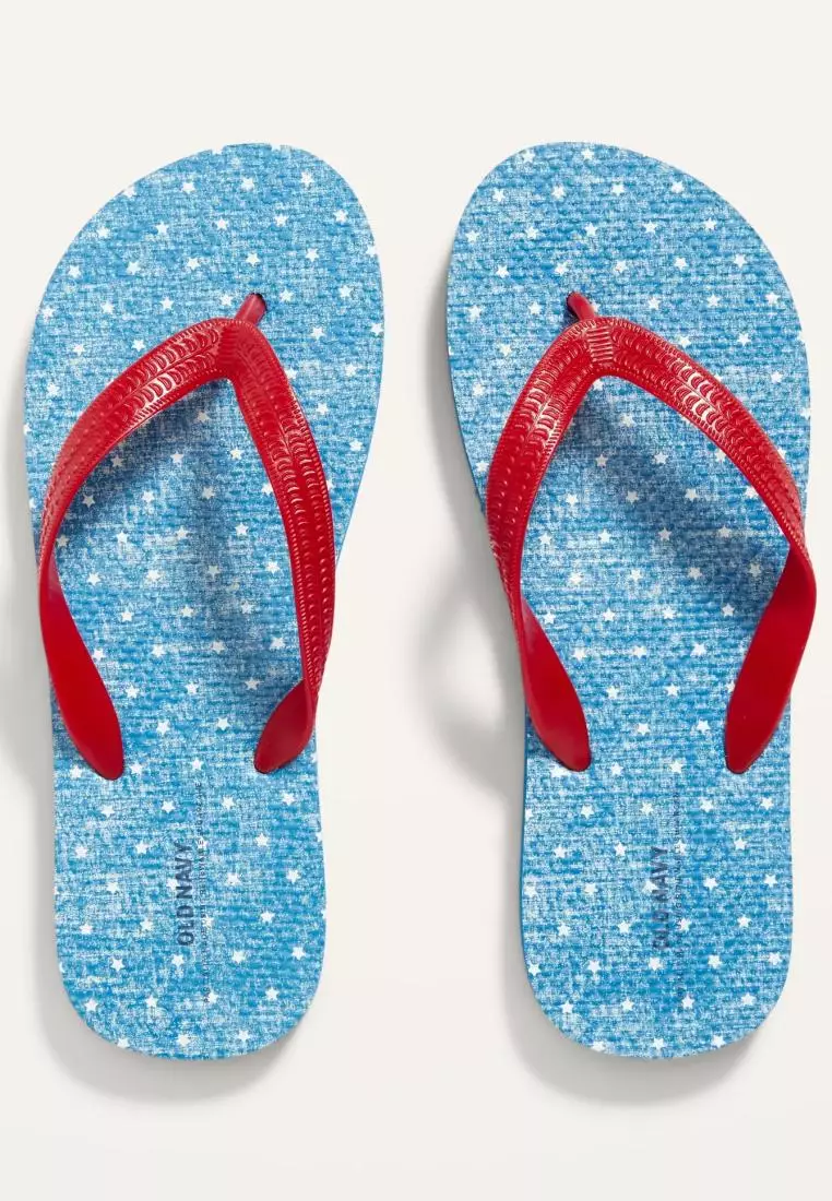 Discount on Old Navy  shoes - SKU: Americana Sugarcane-Blend Flip-Flop Sandals For Kids (Partially Plant-Based)