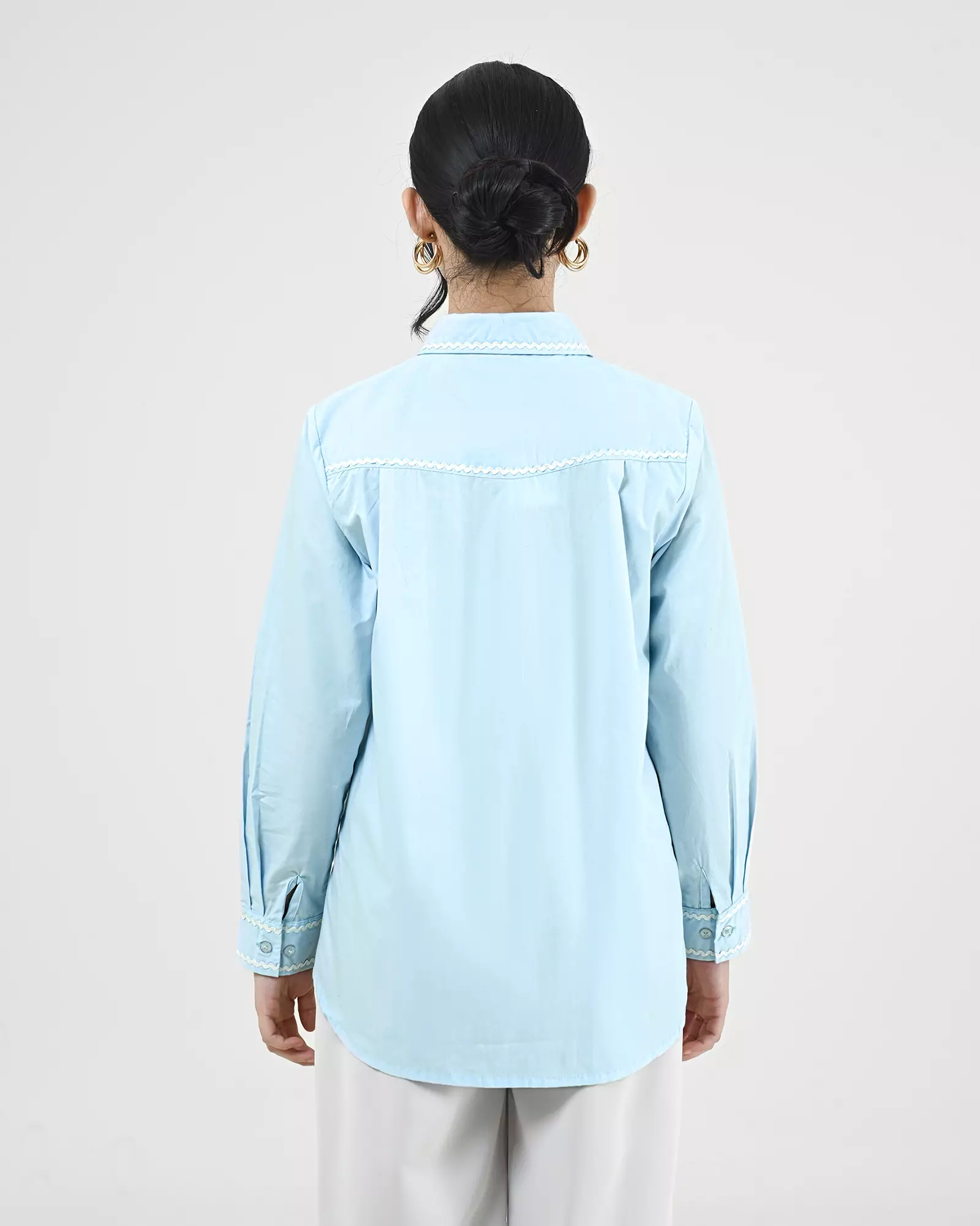 Geulis.id TISTEL SHIRT - Baby Blue