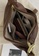 Lara brown Women's Plain PU Leather Zipper Tote Bag Shoulder Bag - Coffee 98AD2ACF272718GS_8