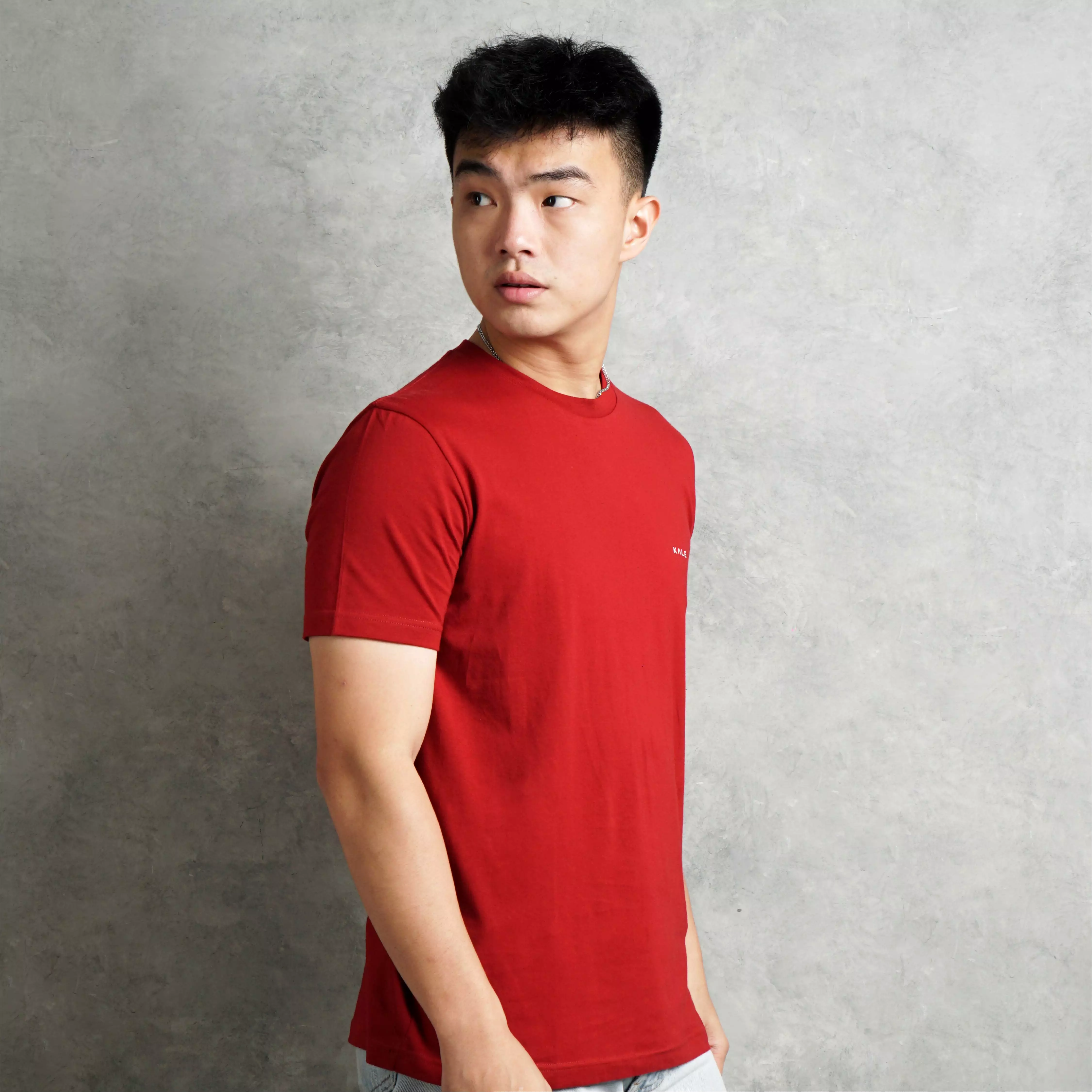 Kale Arion Maroon / T-Shirt Pria Lengan Pendek / Unisex