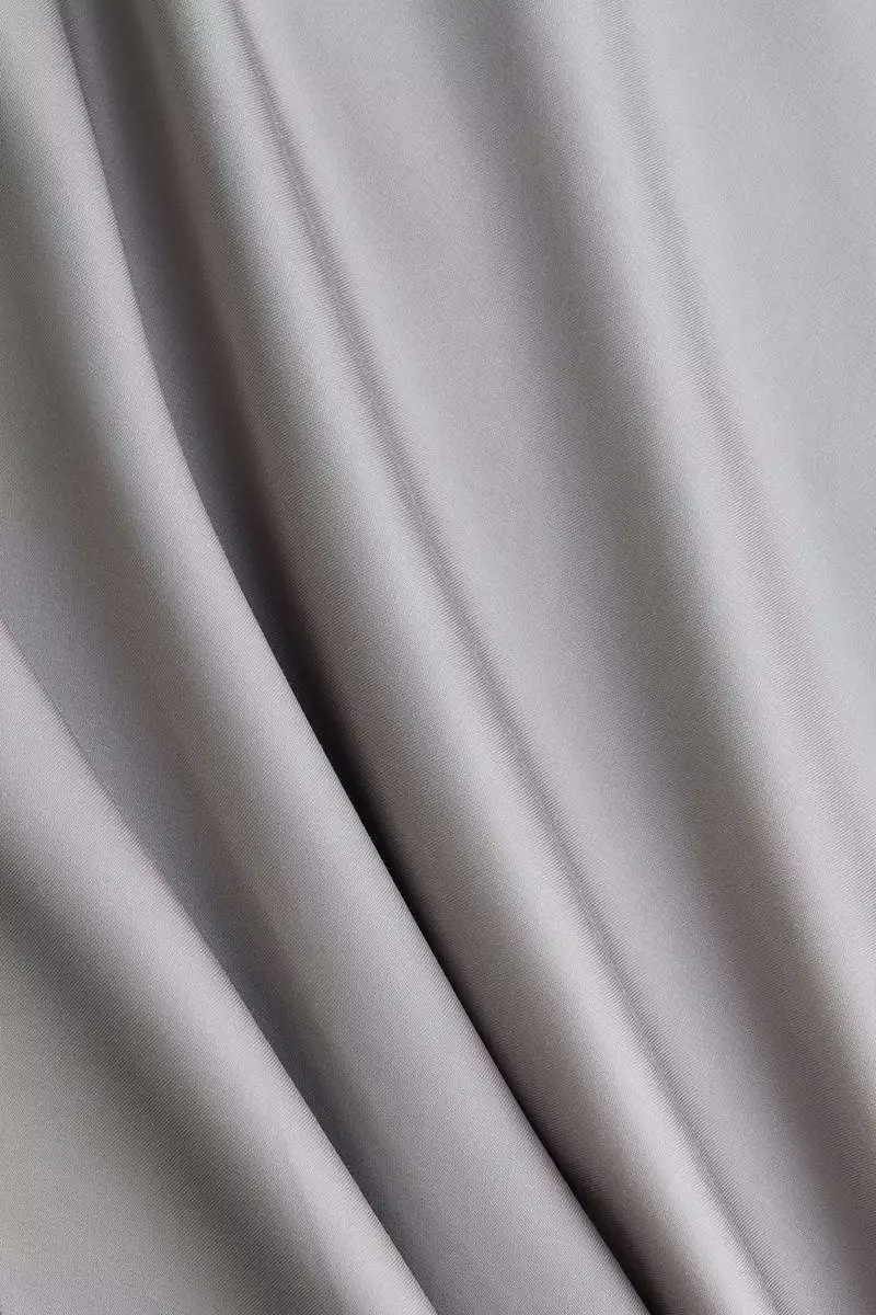 V-neck satin dress