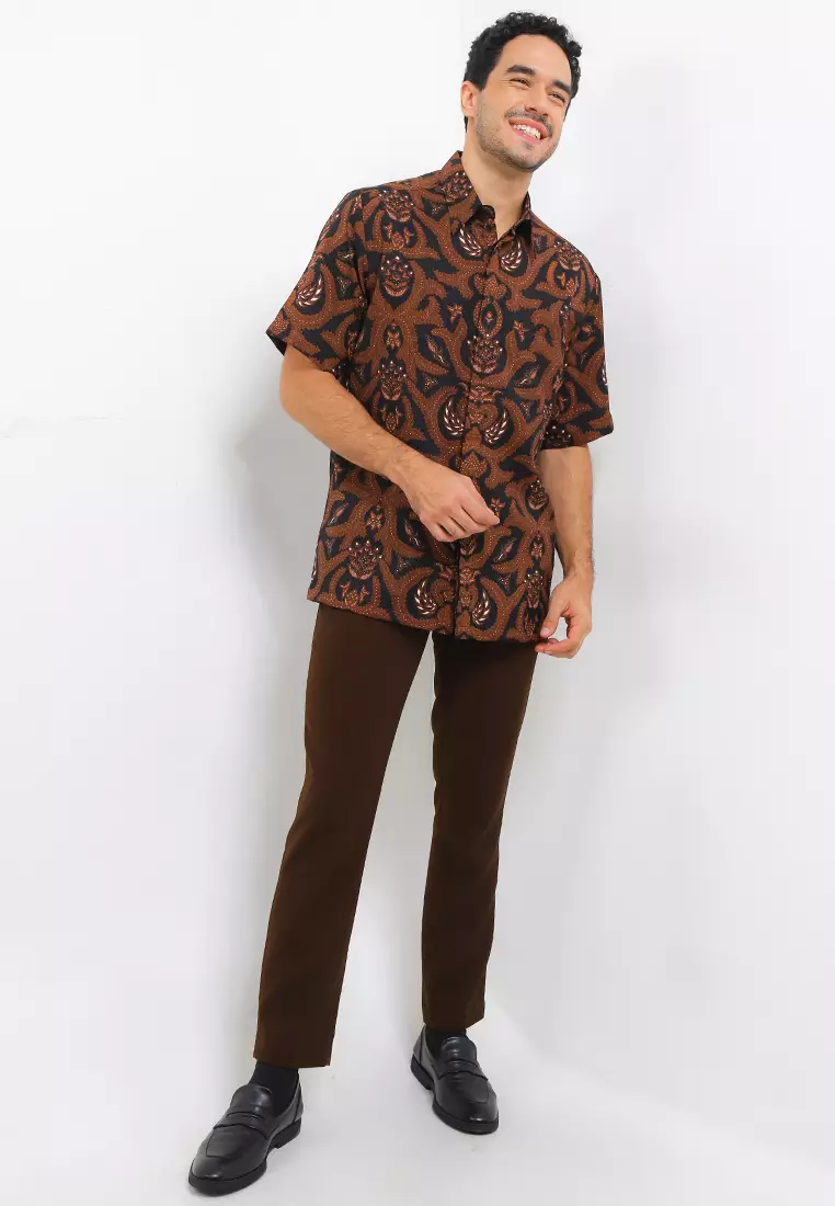 Kemeja Regular Fit Batik Pisang Bali 2