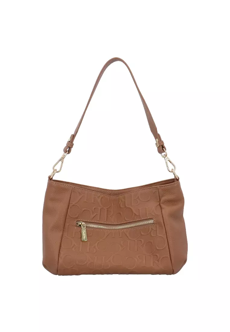 CR Sterling 2-Way Shoulder Bag - Dark Beige