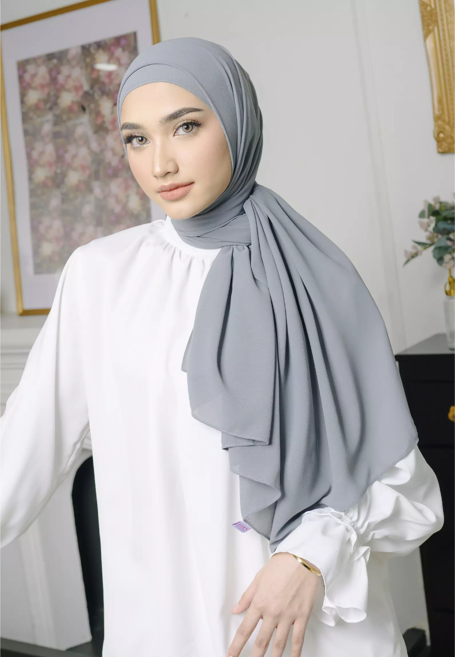 Bawal Shawl Smoke Grey