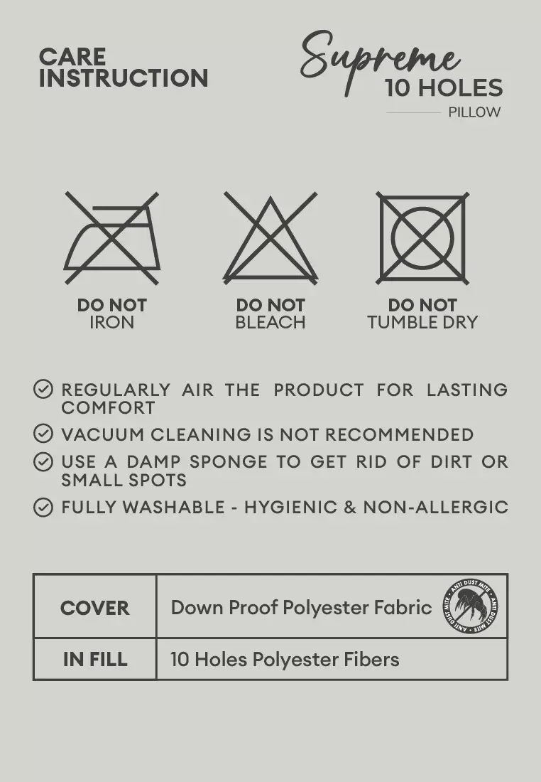 Novelle 10 holes polyester pillow outlet