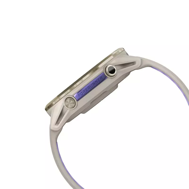 Jam Tangan Unisex Garmin Forerunner 970 010-02969-62 Smartwatch Titanium French Gray/Translucent Indigo Band