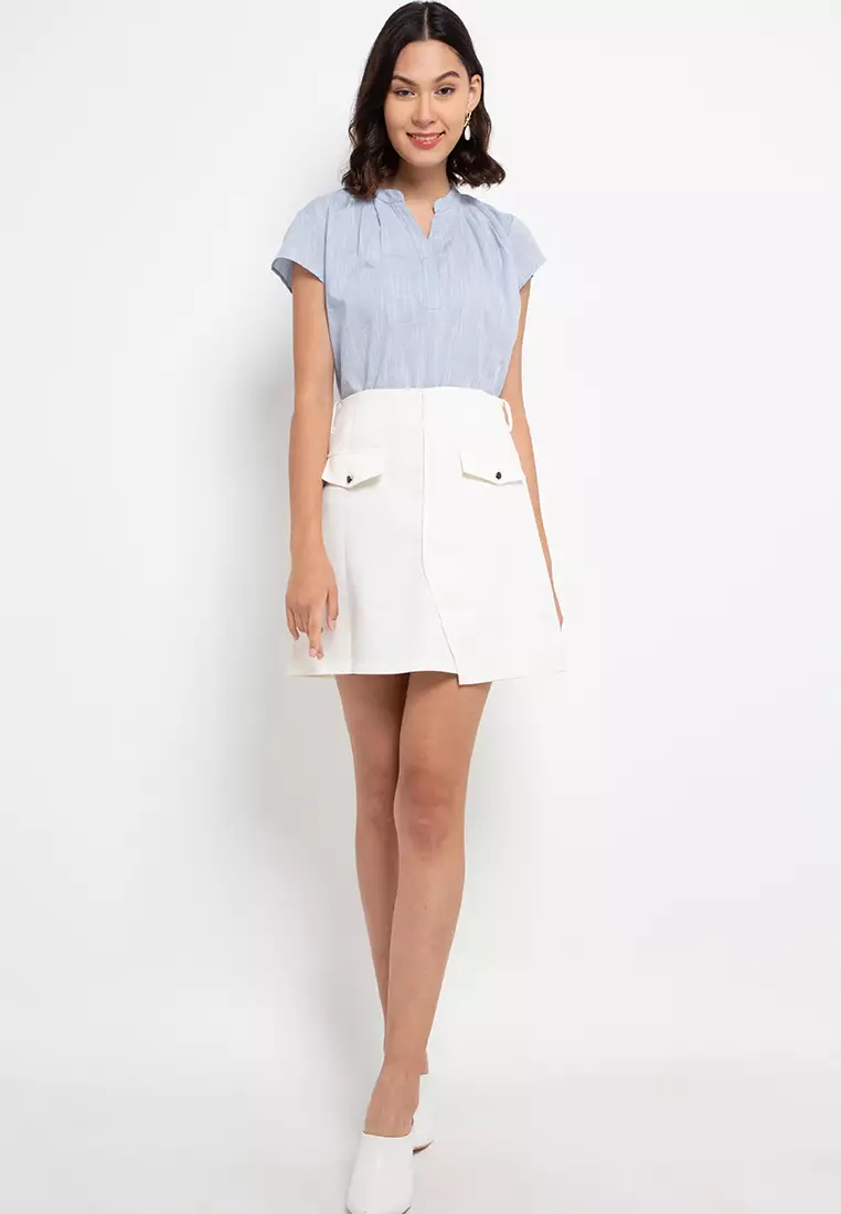 Minaa Lounge Top In Blue