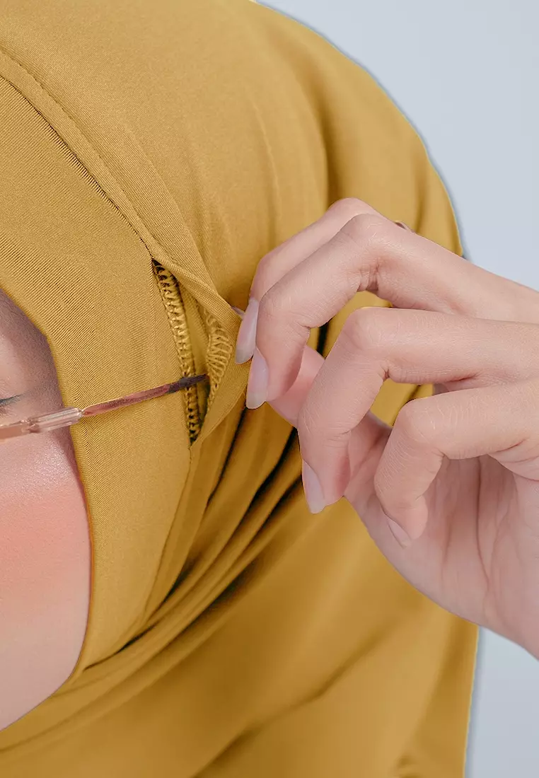 HIJAB INSTAN RANA - MUSTARD