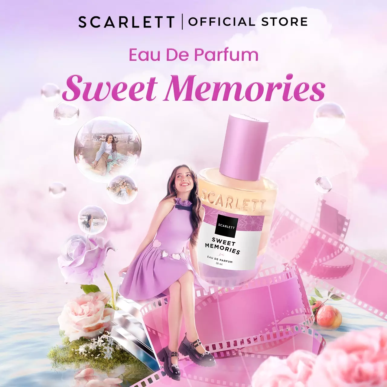 Scarlett Whitening Eau De Parfum Sweet Memories 30ml