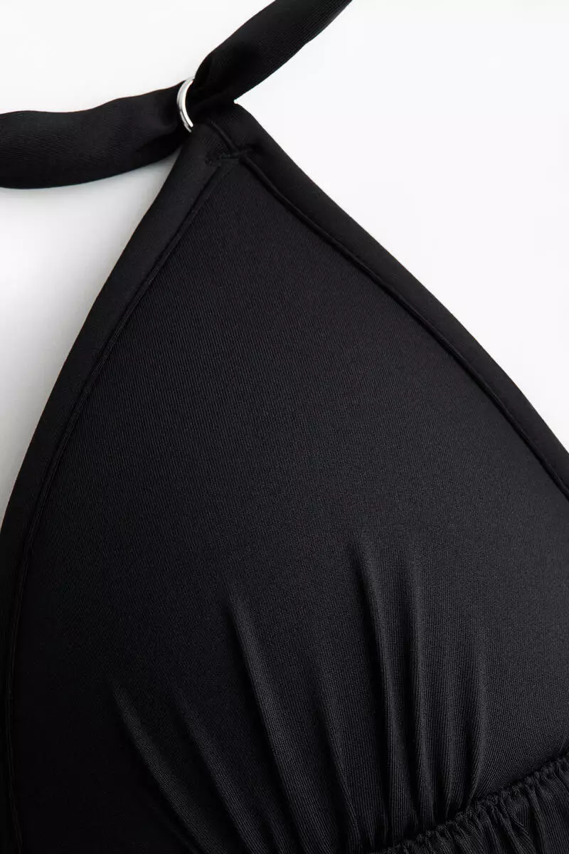 Push-up triangle bikini top