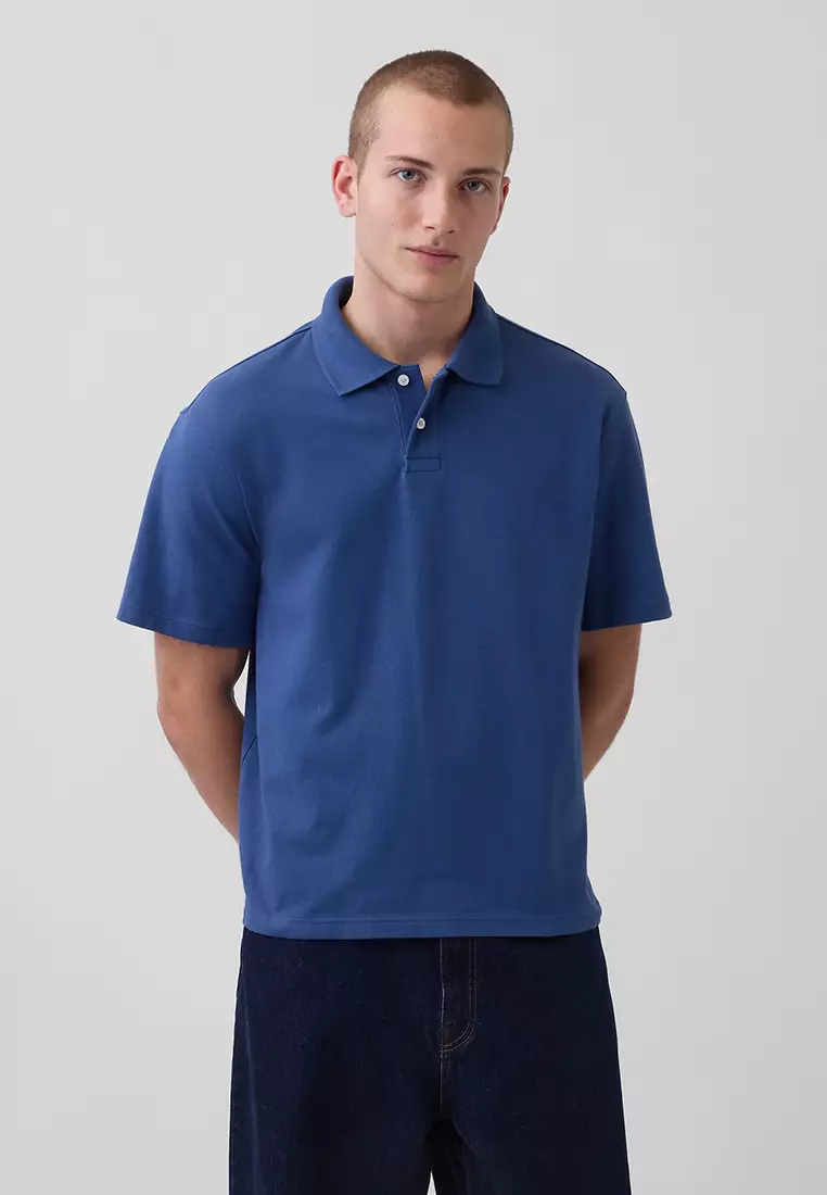 Short Sleeve Relaxed Polo Shirt