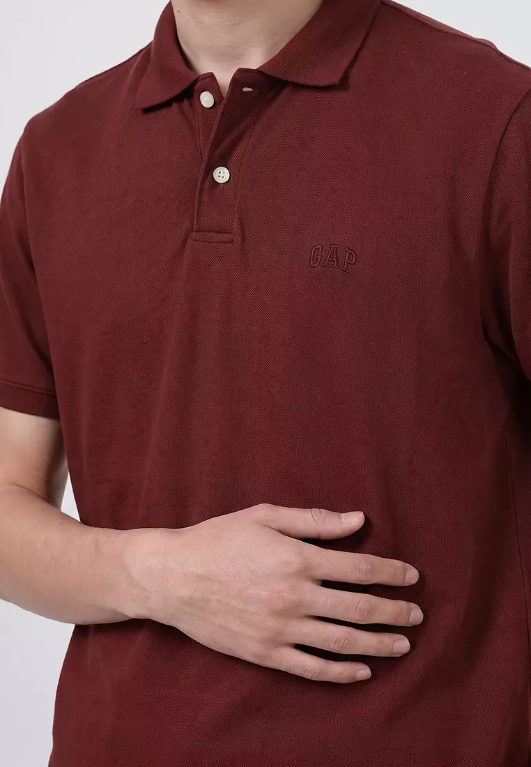 Logo Pique Polo Shirt