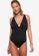 Trendyol black V-Neck Back Detailed Swimsuit D38AEUS97FC463GS_1