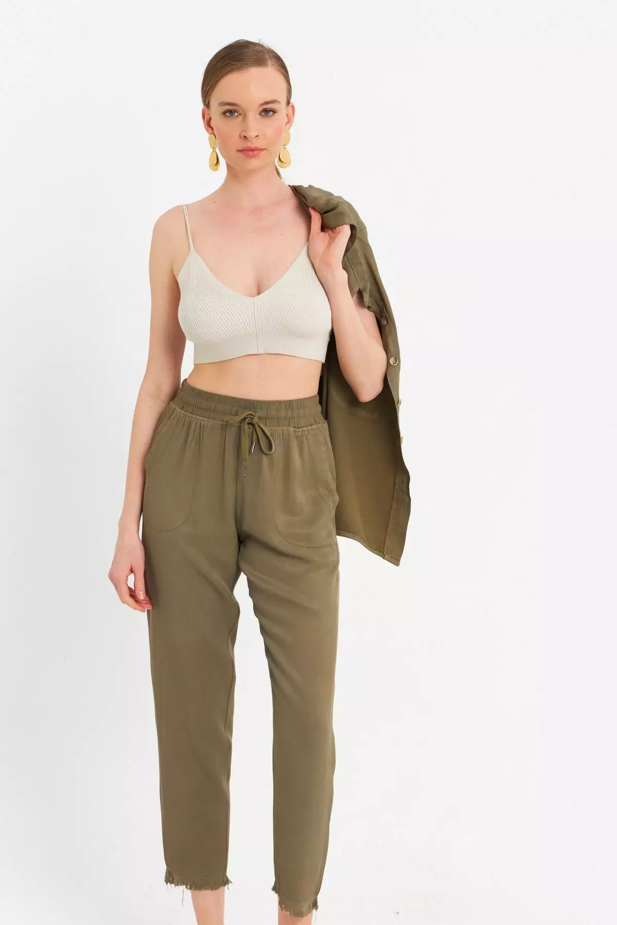 Elastic Waist Trousers