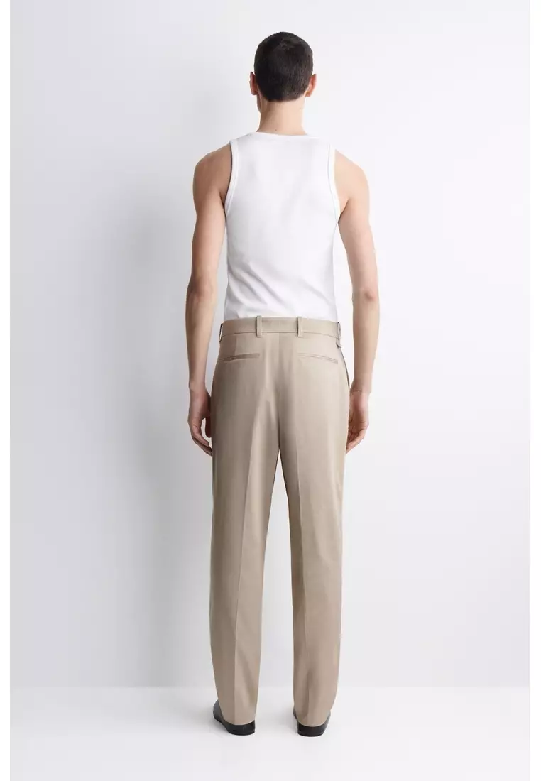 TAILORED SLIM-FIT TROUSERS