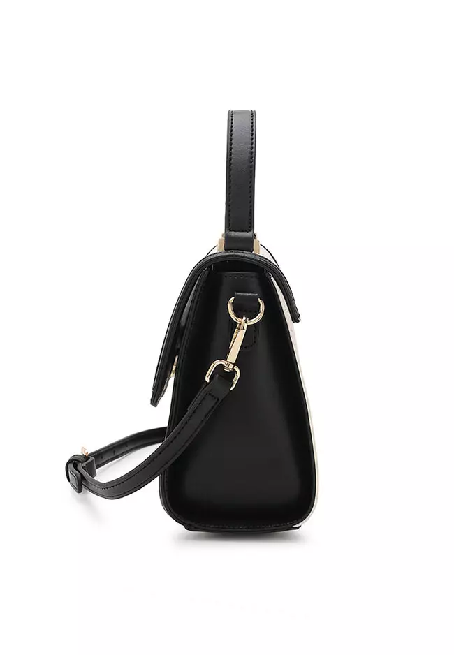 Top Handle Bag / Sling Bag / Crossbody Bag - White