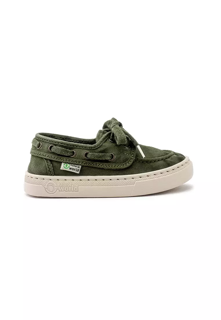 Discount on Natural World Eco  shoes - SKU: Old Nela Green