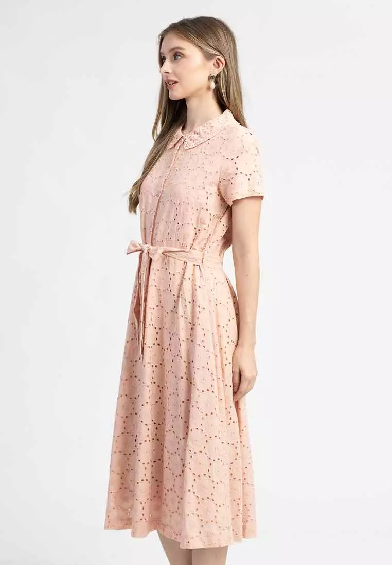 Diana Embroidered Shirt Dress