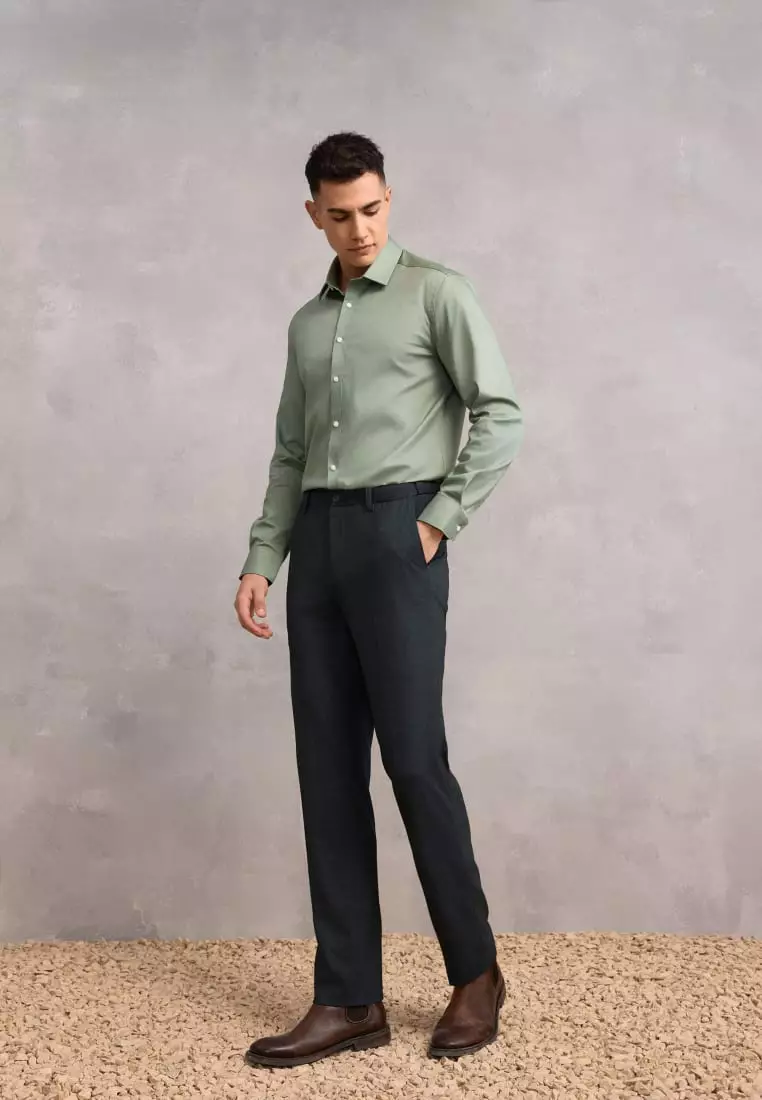 G2000 Non-Iron Plain Dobby Smart Fit Friday Shirt